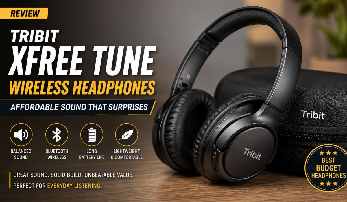 tribit xfree tune wireless headphones