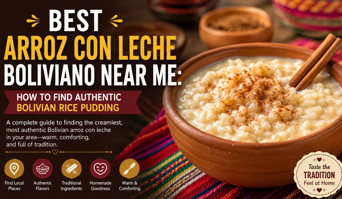 best arroz con leche boliviano near me