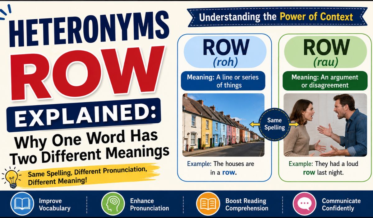 heteronyms row
