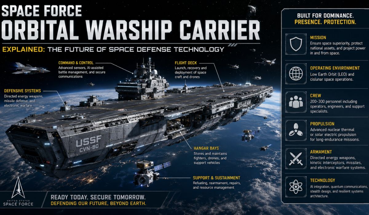 space force orbital warship carrier